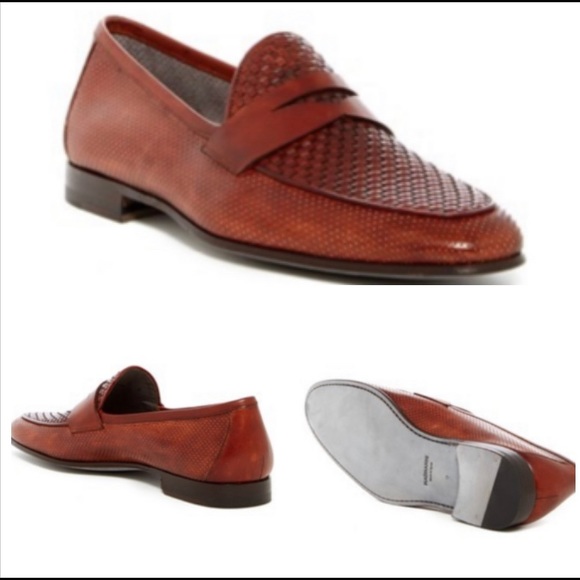 magnanni woven loafer